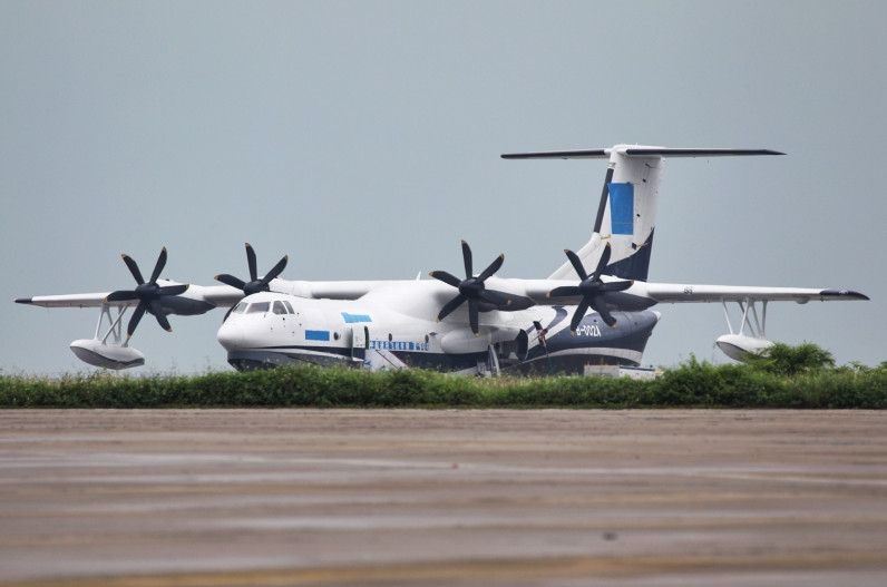 国产AG600两栖飞机水动能研发试验获得成功415049_ 国产AG600两栖飞机水动能研发试验获得成功